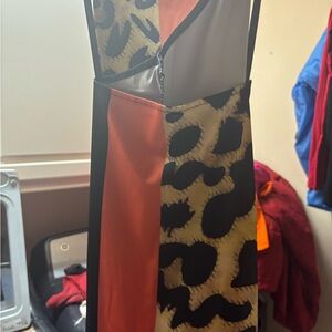 Cheetah print maxi dress